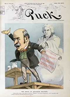 The Shade of Jefferson Protests: 1902 Print