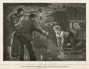 Industrial Revolution History Prints: Shaftesbury Inspecting