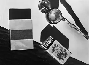 Vintage Tobacco Products Prints: Shagreen Cigarette Case