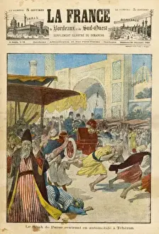 Persian Royalty Prints: Shah in his Car