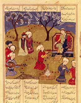 Shahnameh. The Book of Kings. 16th c. Faridun Shahnameh. The Book of Kings. 16th c. Faridun