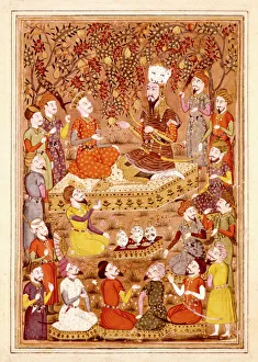 Shahnameh. The Book of Kings. 16th c. Kay Kavus Shahnameh. The Book of Kings. 16th c. Kay Kavus