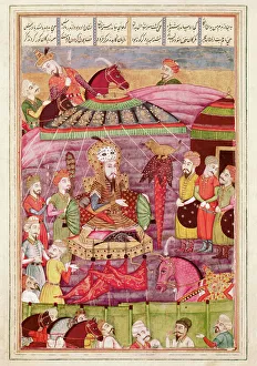 Shahnameh. The Book of Kings. 16th c. Sohrab Shahnameh. The Book of Kings. 16th c. Sohrab