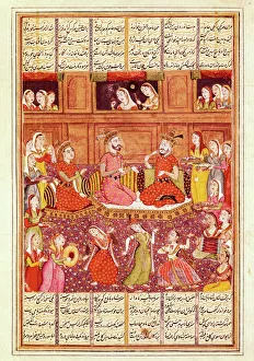Shahnameh. The Book of Kings. 16th c. Zal meets Shahnameh. The Book of Kings. 16th c. Zal meets
