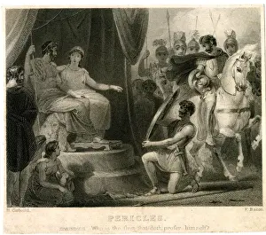 Shakespeare's Pericles: 1830 Print - King Simonides' Suitors