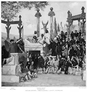 Timon of Athens Print, Theatre Antoine Scene IV