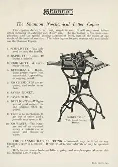 Vintage Office Equipment Prints: Shannon Copier