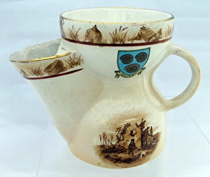 Shaving Mug - Border is the coat of Arms of Whitby - WWI Shaving Mug - Border is the coat of Arms of Whitby - WWI