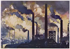 Sheffield Industrial Heritage Prints: Sheffield Pollution