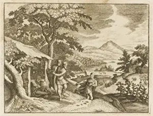 Old Testament Events Prints: Shem is Cursed by Noah