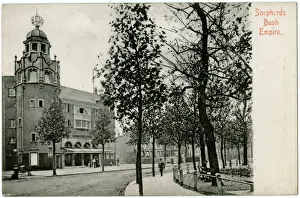 Theatres Prints: Shepherds Bush Empire Print, circa 1905