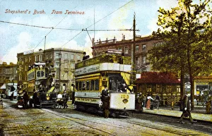 Shepherd's Bush tram terminus, West London Shepherd's Bush tram terminus, West London