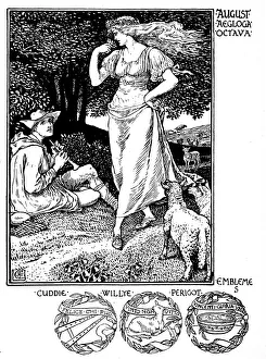 Shepherd's Calendar - Months of the year - August Shepherd's Calendar - Months of the year - August