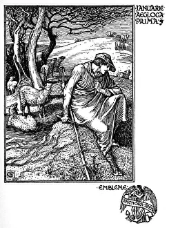 Shepherd's Calendar - Months of the year - January Shepherd's Calendar - Months of the year - January