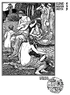 Shepherd's Calendar - Months of the year - June Shepherd's Calendar - Months of the year - June