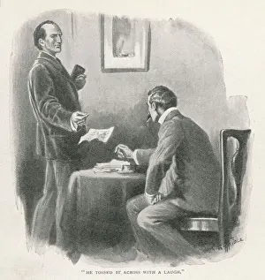 Sherlock Holmes Prints: Sherlock Holmes Print: A Telegram from Mary Evans