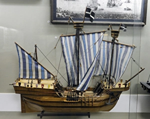 Ship. 15th century. Model, 19th century Ship. 15th century. Model, 19th century
