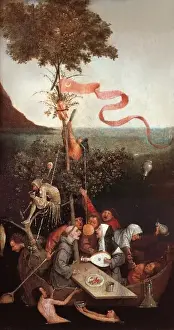 Prints of Bosch, Hieronymus Van Aeken, called (1450-1516). The Ship of Fools. Flemish art. Oil on wood Hieronymus Bosch Prints: The Ship of Fools Print, Flemish Oil on Wood, 15th Century
