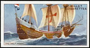 Henry Hudson's Half Moon Ship Print