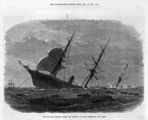 The ship Rangoon sinks, 1871 The ship Rangoon sinks, 1871