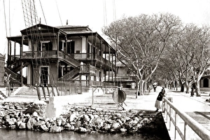 Shipping offices, Suez, Egypt circa 1890 Shipping offices, Suez, Egypt circa 1890