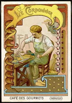 Shoemaker At Work Prints: Shoemaker (Series)