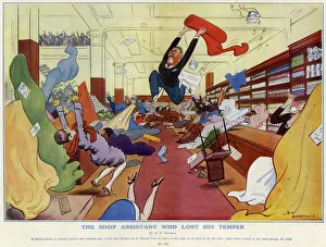 The Shop Assistant who Lost his Temper by H. M. Bateman The Shop Assistant who Lost his Temper by H. M. Bateman