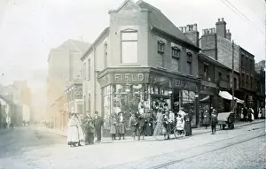 Hanley Shop-front Print, 1912: Field Drapers and Milliners