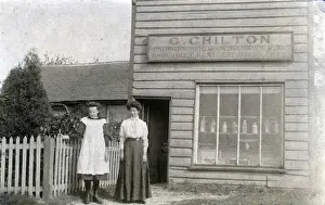 Sidcup Shopfront Print, C Chilton Removal Services, 1900s