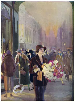 Shopping in London in late November, 1924 Shopping in London in late November, 1924