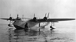 Short S23 Empire Flying Boat G-ADDY Cassiopeia at Southam Short S23 Empire Flying Boat G-ADDY Cassiopeia at Southam