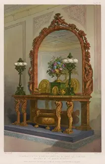 Antique Furniture Design Prints: Sideboard, Ornaments