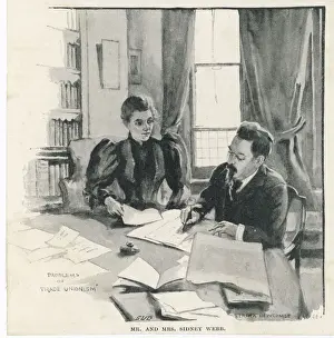 Labour Party History Prints: Sidney & Beatrice Webb
