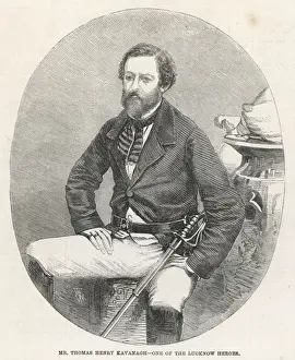 Prints of Thomas Henry Kavanagh, one of the heroes of the Siege of Lucknow. Awarded the Victoria Cross for guiding the relief force to the Residency in disguise Thomas Henry Prints: Siege of Lucknow Print: Kavanagh's Victoria Cross Heroism