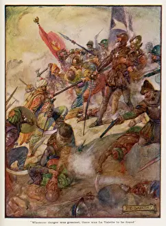Prints of Jean de la Valette defends the island against the Turks Malta Prints: Print of the Siege of Malta 1565