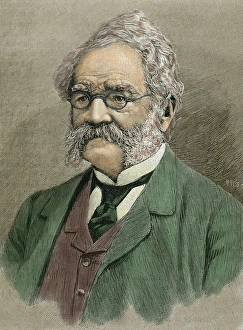 Siemens, Werner von (1816-1892). Engraving Siemens, Werner von (1816-1892). Engraving