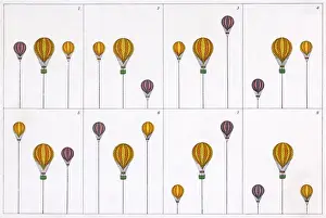Hot Air Balloon Flight Prints: Signalling Balloons