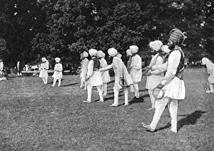 Sikh Officers playing quoits at Hampton Court Palace, 1902 Sikh Officers playing quoits at Hampton Court Palace, 1902