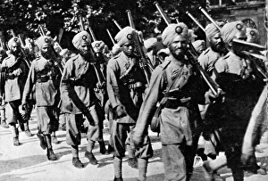 Sikhs on the march Sikhs on the march