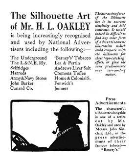 London Underground History Prints: The Silhouette Art of H. L. Oakley