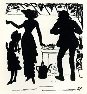 Silhouette, Offering a Peach in the Hothouse Silhouette, Offering a Peach in the Hothouse