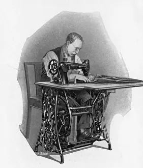 Singer Sewing Machine Prints: Singer Sewing Machine - Tailors Machine