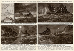 Sinking of the Scharnhorst by G. H. Davis Sinking of the Scharnhorst by G. H. Davis