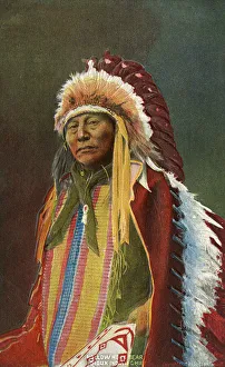 Sioux Indian Chief - Hollow Horn Bear Sioux Indian Chief - Hollow Horn Bear