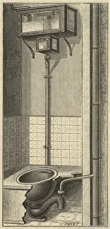 Vintage Bathroom Fixtures Prints: Siphon Flushing