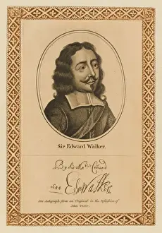 English History Figures Prints: Sir Edward Walker