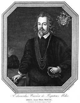 Portrait Print of Sir Edward Warren de Poynton (1563-1609)