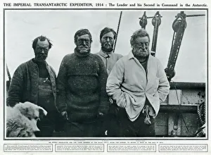 Sir Ernest Shackleton and others, Antarctic Sir Ernest Shackleton and others, Antarctic