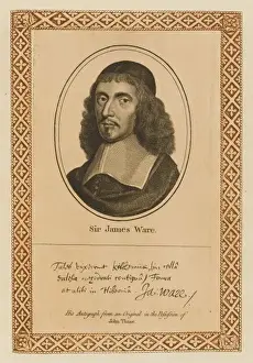 Irish History Figures Prints: Sir James Ware