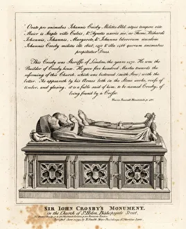 Sir John Crosby's monument in the church of St. Helen Sir John Crosby's monument in the church of St. Helen